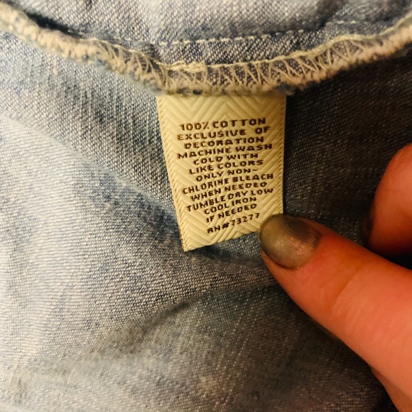 Lightweight Jean Vest - Picture 4 of 4